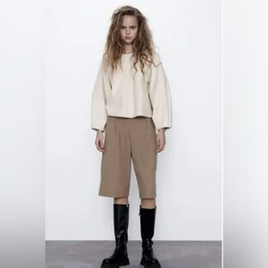 Zara Faux Leather Long Sleeve